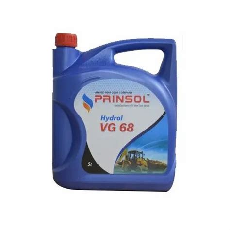 Prinsol 5l Hydrol Vg 68 Hydraulic Gear Oil Packaging Type Can At Rs