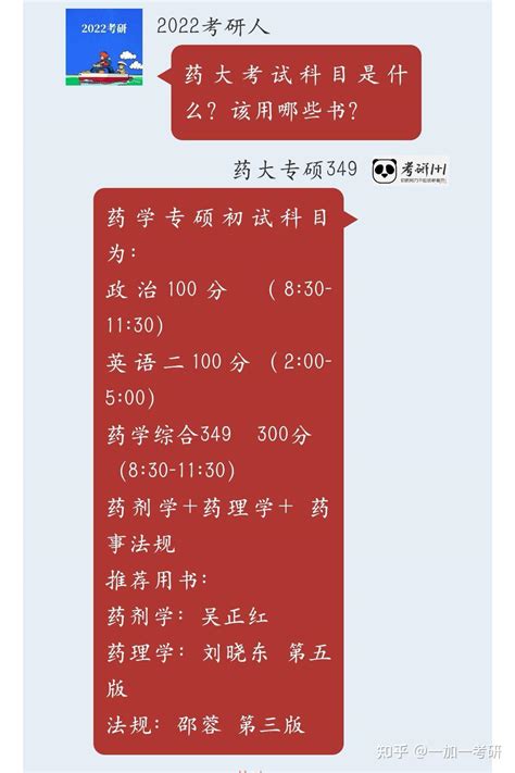 中国药科大学药学专硕349复习指南 知乎