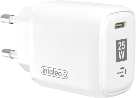 Сетевое зарядное устройство Intaleo TCGQPD125 USB Type-C 25W White ...