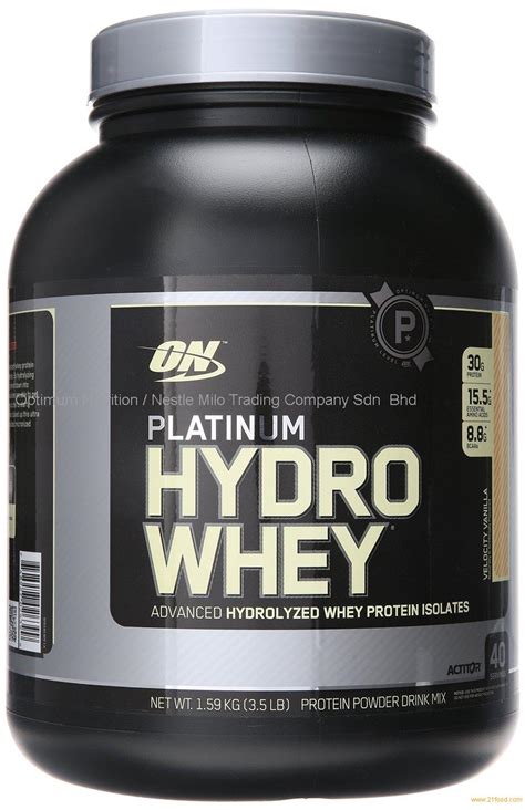 Optimum Nutrition Platinum Hydro Whey Protein Velocity Vanilla 35