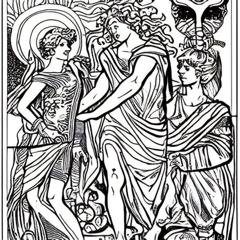 Greek Mythology Colouring Pages Stable Diffusion OpenArt