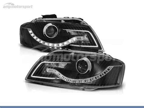 Faros Delanteros Luz Diurna Led Para Audi A P Pa Motorsport