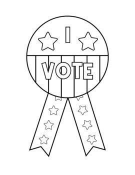 I Voted! Badge Craft - Election Day Activities 2022 Badge/Award Ribbon ...