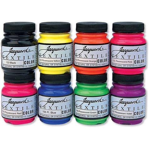 Textile Paint Colour Set Fluorescent