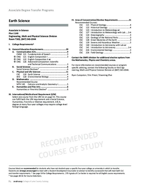 Fillable Online Dept Clcillinois Associate In Science AS T Fax Email