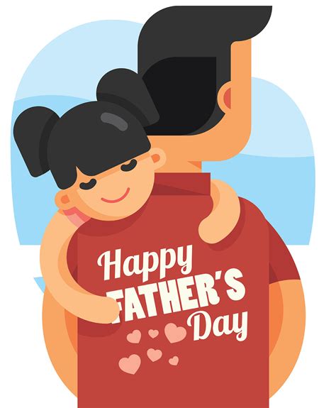 Happy Fathers Day Illustration Vector Art At Vecteezy