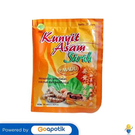 Jual SIDOMUNCUL KUNYIT ASAM SIRIH PLUS MADU 25 GRAM SACHET Di Seller