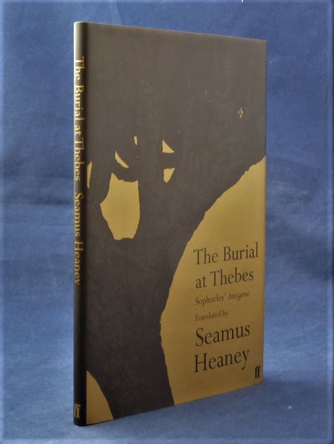 The Burial At Thebes Sophocles Antigone First Edition St Printing