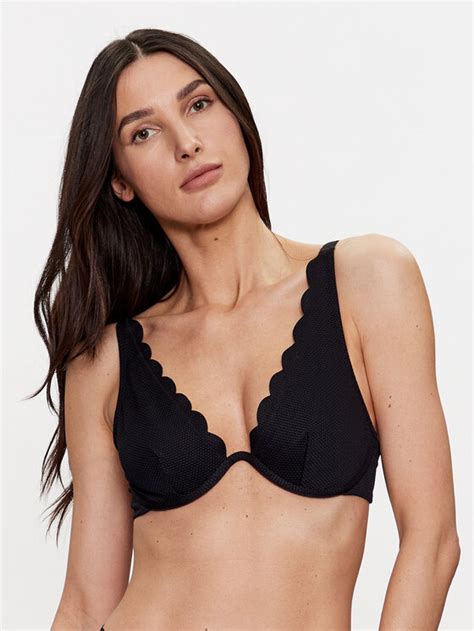 Hunkemöller Bikini pezzo sopra Scallop 191512 Nero Modivo it