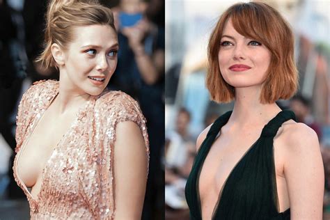 Side Boob Wars: Elizabeth Olsen vs Emma Stone : r/CelebBattles