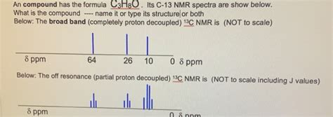 Solved An compound has the formula C3H8O. Its C-13 NMR | Chegg.com