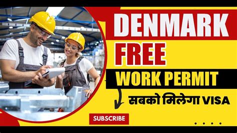 Denmark Free Work Permit Visa Denmark Work Visa For Indians In