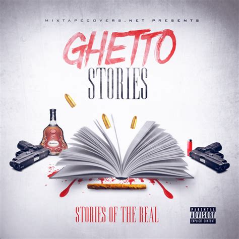 Ghetto stories Mixtape Cover Template | MixtapeCovers.net