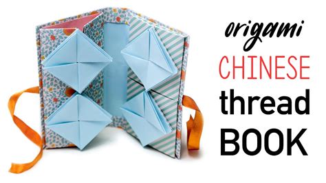 Origami Chinese Thread Book Tutorial ♥︎ Diy ♥︎ Youtube