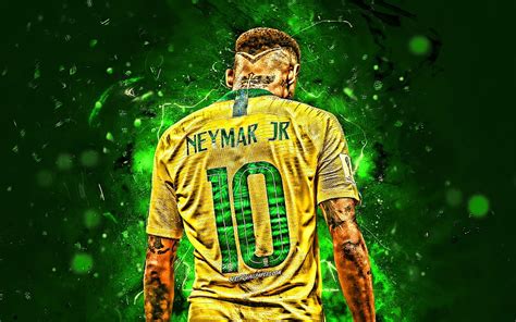 Brazil Flag Wallpaper With Neymar