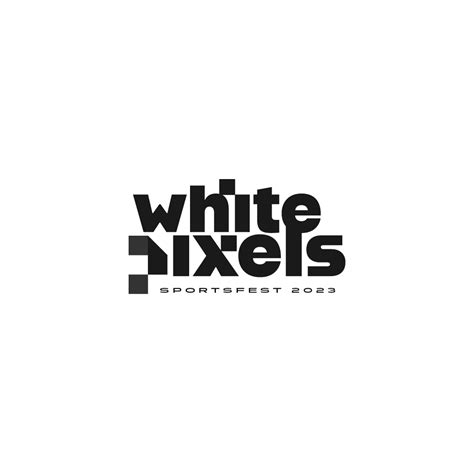 White Pixels Logo By Shaun Labang On Dribbble