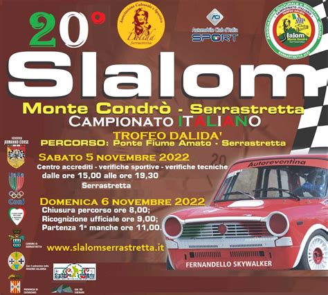 TEMPI LIVE 20 SLALOM MONTE CONDRO SERRASTRETTA 2022 IlTornante It