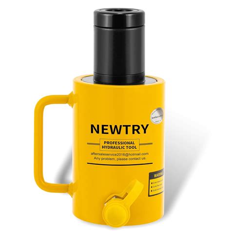 NEWTRY 20 Ton Stoke 50mm 2 Inch Hydraulic Hollow Plunger Jack Hollow