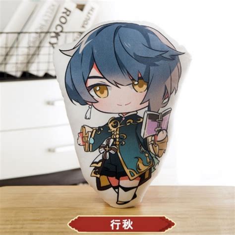 Подушка декоративная аниме подушка Геншин импакт Genshin Impact Син Цю ...