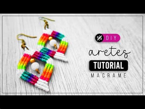 Diy Aretes Reciclados Tutorial Como Hacer Aretes De Hilo Con