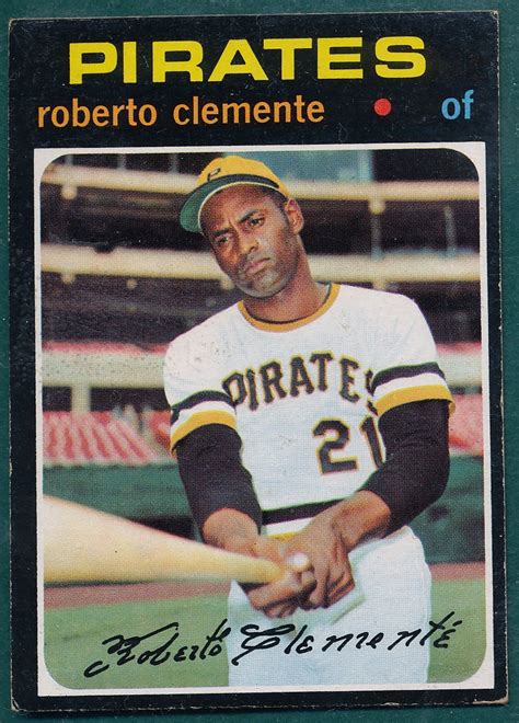 Lot Detail 1971 Topps 630 Roberto Clemente