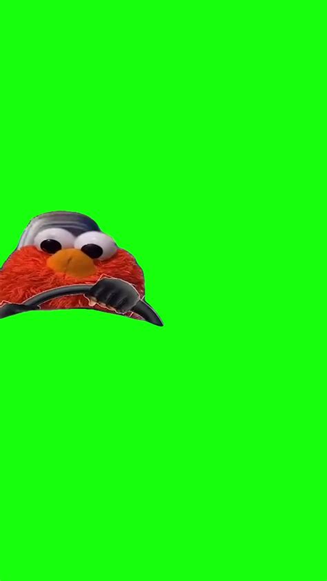 Elmo Driving Meme | Green Screen