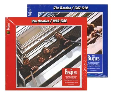 Pack The Beatles Red Blue Album Version Cd Atenea Cuotas Sin