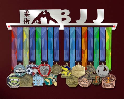 Médaille brésilienne de Jiu Jitsu Hangers V2 Médaillé BJJ Etsy France