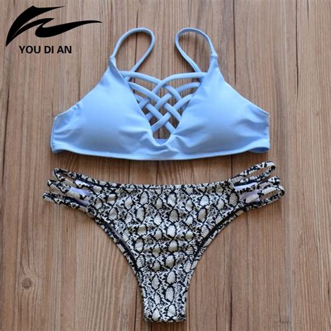 Buy 2017 New Women Bikini Summer Sexy Swimwear Women Low Waist Swimsuit