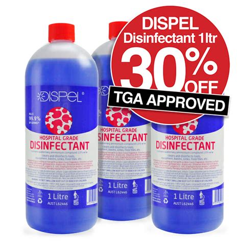 Dispel Disinfectant 1ltr 30 Off Promo National Salon Supplies