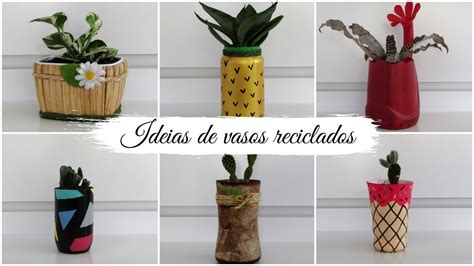 Ideias Incríveis De Como Fazer Vasos De Plantas Reciclados Diy Decor