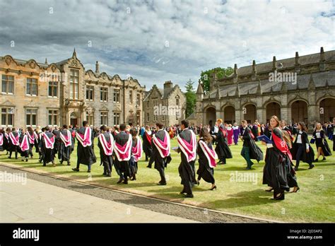 St Andrews University Scotland Graduation Day St Salvators Quad