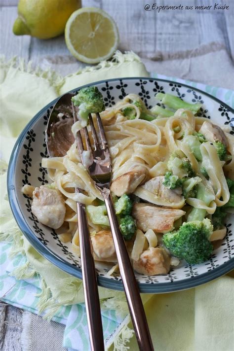 Leichte Pasta Alfredo Mit H Hnchen Und Brokkoli Experimente Aus