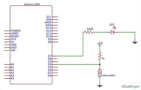 Reed Switch Interfacing With Arduino