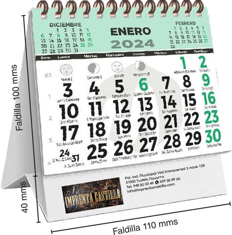 Calendario Personalizado Con Wire O Hojas X Mms De Hojas