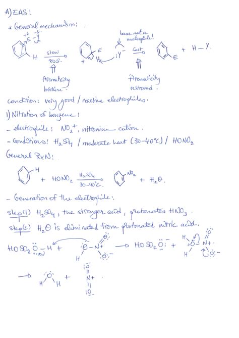 Solution Electrophilic Aromatic Substitution Eas And Nucleophilic