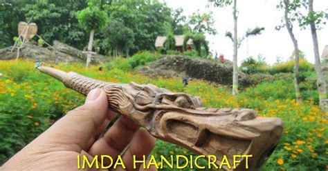 Pipa Rokok Kayu Kalimosodo Ukir Naga Model Panjang Cm By Imda