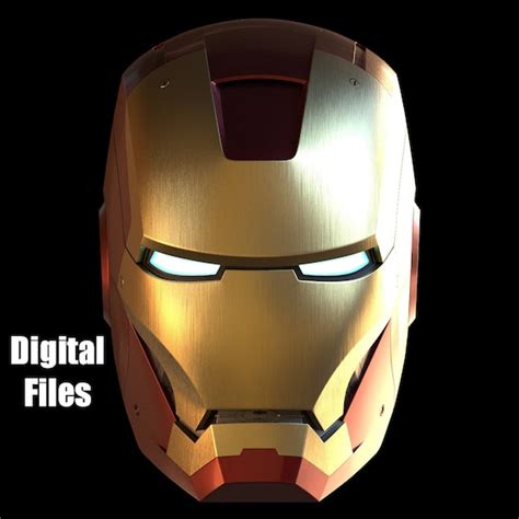 Iron Man Mk3 Helmet File Etsy