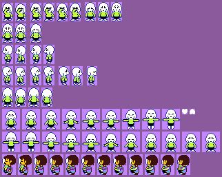 The Spriters Resource - Full Sheet View - Undertale - Asriel Dreemurr