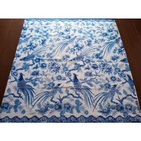 Jual Cantik Bangeett Kain Batik Kombinasi Tulis Motif Burung Putihan