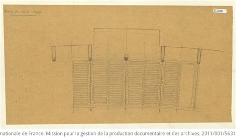 Plans du quart nord est du Quadrilatère Richelieu Salle ovale