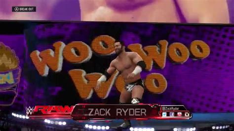 Wwe K Zack Ryder Entrance Xbox One Ps Youtube