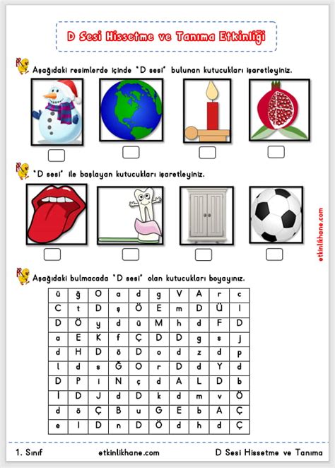 D Sesi Hissetme Ve Tan Ma Etkinlikleri Etkinlikhane