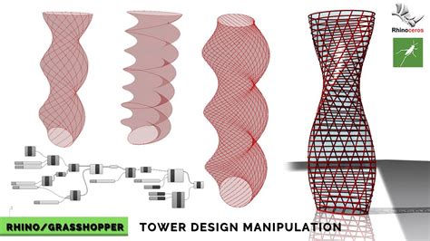 Grasshopper Tutorial For Beginners Tower Manipulation Youtube