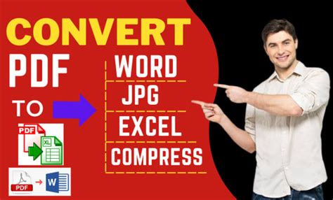Convert pdf to word, excel or word to pdf by Malipdfconvertr | Fiverr 