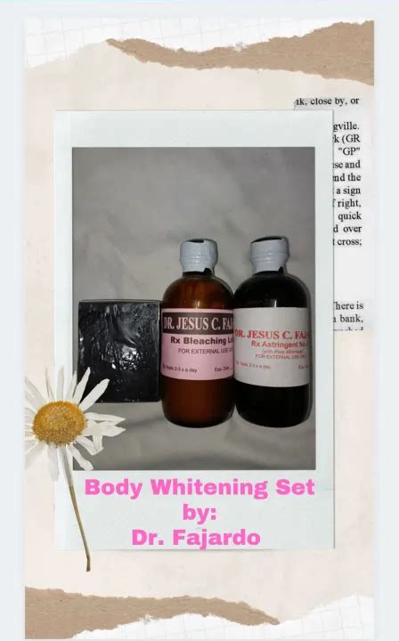 Body Whitening Set By Dr Jesus Fajardo Lazada Ph