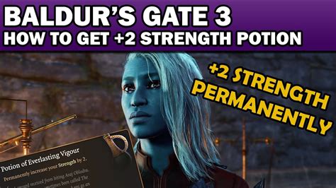 Baldur S Gate How To Get Strength Potion Permanently Moonrise