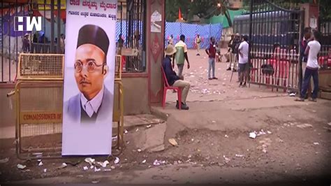 Veer Savarkar Posters At Hubbali Eidgah Maidan Next To Ganesh Idol Removed Hw News English