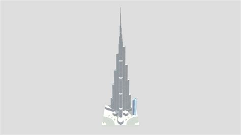 Burj Khalifa Assembly By Alen Daniel Download Free 3d Model By