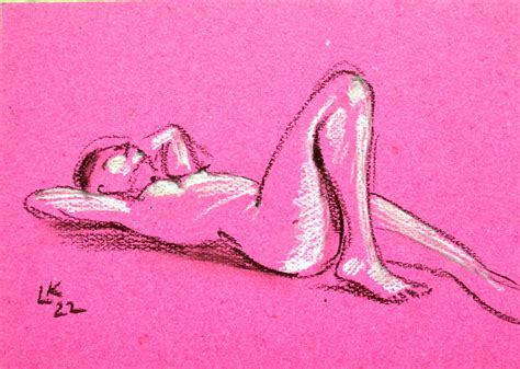 Line Nude Drawing 359 Original Artworks Limited Editions Prints